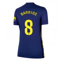 Stroje piłkarskie Atletico Madrid Pablo Barrios #8 Koszulka Wyjazdowej dla damskie 2025-26 Krótki Rękaw